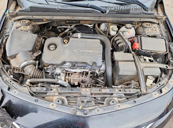 1G1ZB5ST5HF274091 2017 CHEVROLET MALIBU Black Widok wnętrza z tyłu