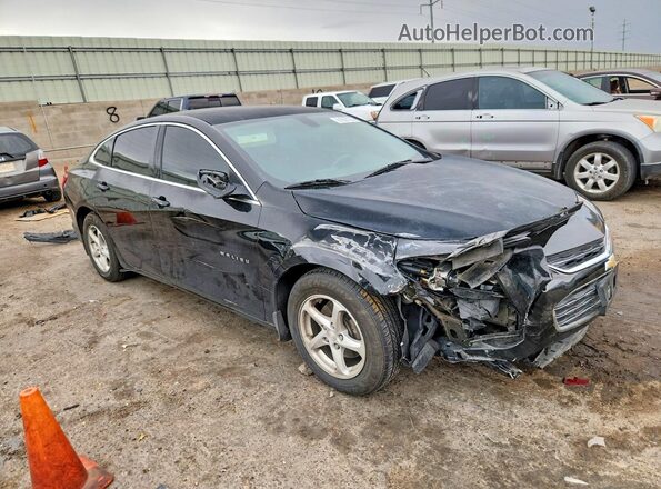 1G1ZB5ST5HF274091 2017 CHEVROLET MALIBU Black Przód prawy