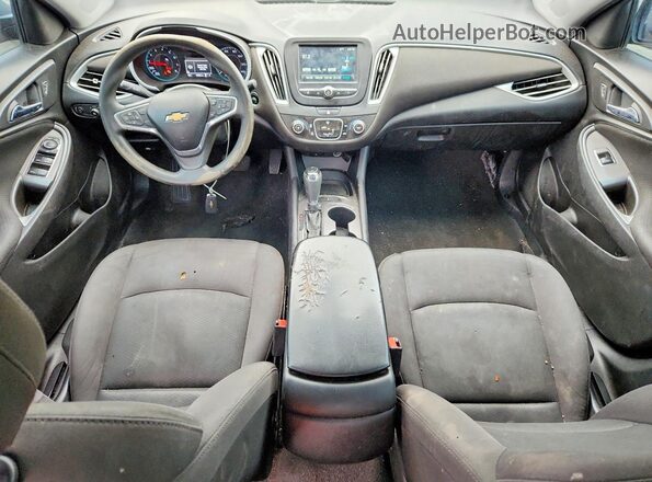 1G1ZB5ST5HF274091 2017 CHEVROLET MALIBU Black Widok deski rozdzielczej