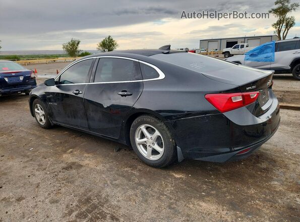 1G1ZB5ST5HF274091 2017 CHEVROLET MALIBU Black Tył lewy