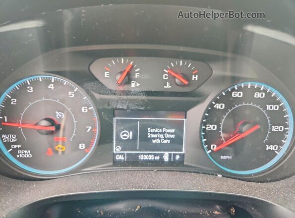 1G1ZB5ST5HF274091 2017 CHEVROLET MALIBU Black Widok zestawu wskaźników