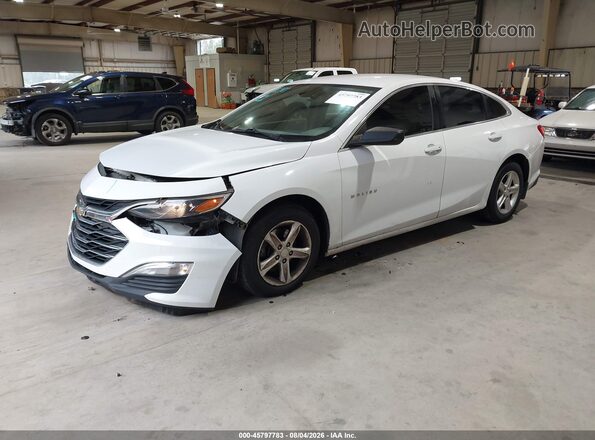 1G1ZB5ST5LF028523 2020 CHEVROLET MALIBU White Առջևի ձախ երեք քառորդ տեսարան
