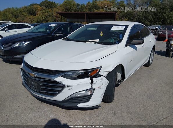1G1ZB5ST5LF147835 2020 CHEVROLET MALIBU Белый Передняя левая четверть
