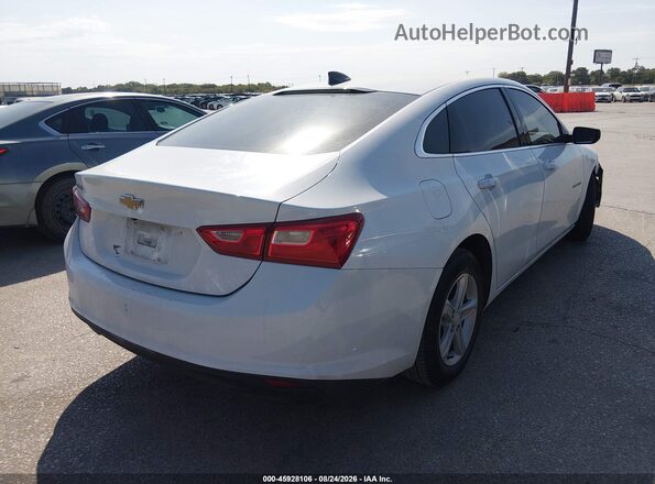 1G1ZB5ST5LF147835 2020 CHEVROLET MALIBU Белый Задняя правая четверть