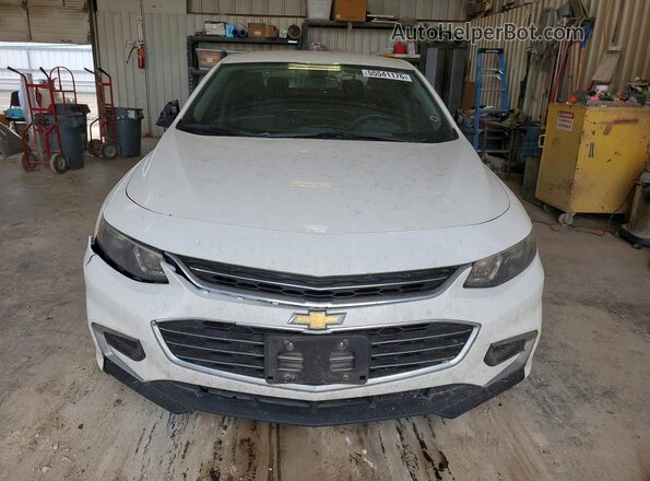 1G1ZB5ST6JF116039 2018 CHEVROLET MALIBU Белый Вид спереди