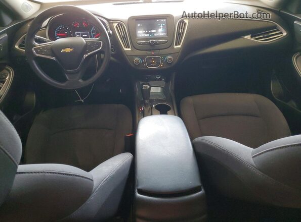 1G1ZB5ST6JF116039 2018 CHEVROLET MALIBU Белый Вид панели приборов