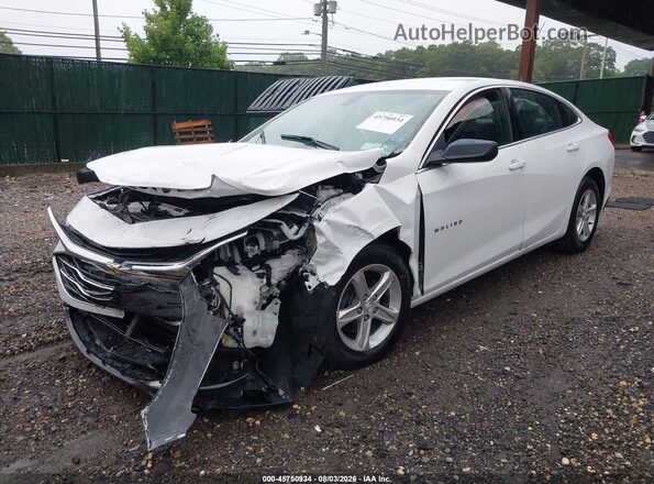 1G1ZB5ST6KF140309 2019 CHEVROLET MALIBU White წინა მარცხენა ხედი სამი მეოთხედიდან