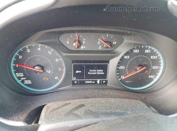 1G1ZB5ST6LF138075 2020 CHEVROLET MALIBU Black Вид щитка приладів