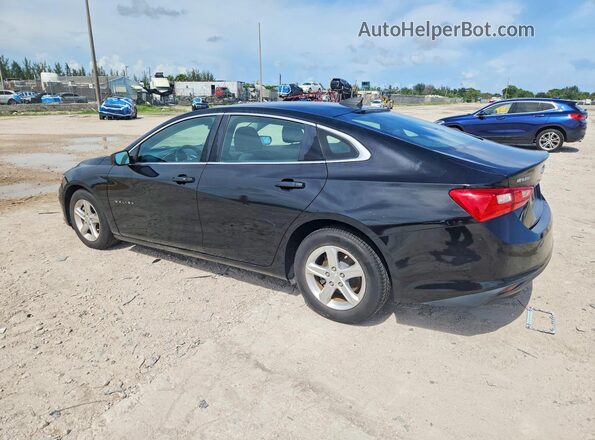 1G1ZB5ST6LF154339 2020 CHEVROLET MALIBU Black Հետևի ձախ