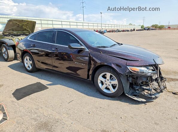1G1ZB5ST6MF046580 2021 CHEVROLET MALIBU Фиолетовый Передняя правая четверть