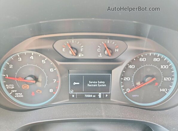 1G1ZB5ST6MF046580 2021 CHEVROLET MALIBU Фиолетовый Вид щитка приборов