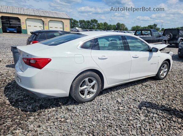1G1ZB5ST7GF221682 2016 CHEVROLET MALIBU White Trasero derecho