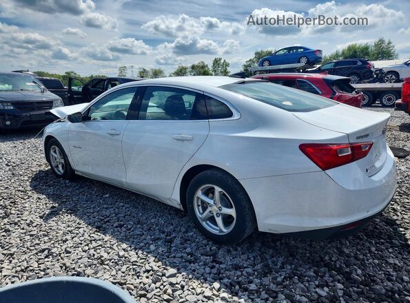 1G1ZB5ST7GF221682 2016 CHEVROLET MALIBU White Trasero izquierdo