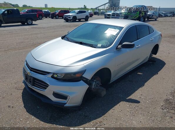 1G1ZB5ST7HF222221 2017 CHEVROLET MALIBU Silver წინა მარცხენა ხედი სამი მეოთხედიდან