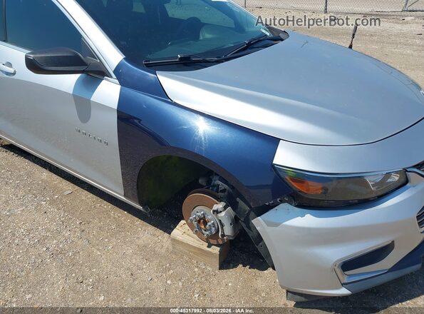 1G1ZB5ST7HF222221 2017 CHEVROLET MALIBU Silver წინა პანელის ხედი