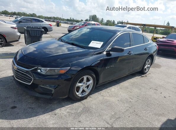 1G1ZB5ST7HF253436 2017 CHEVROLET MALIBU Black Przód lewy