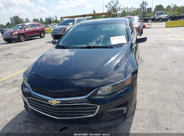 1G1ZB5ST7HF253436 2017 CHEVROLET MALIBU Black Widok z przodu