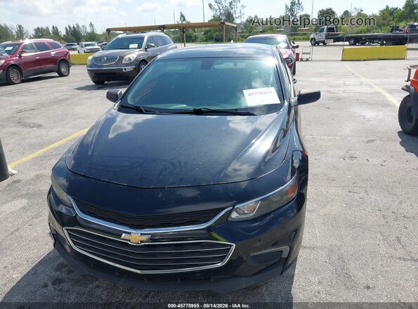 1G1ZB5ST7HF253436 2017 CHEVROLET MALIBU Black Widok zestawu wskaźników