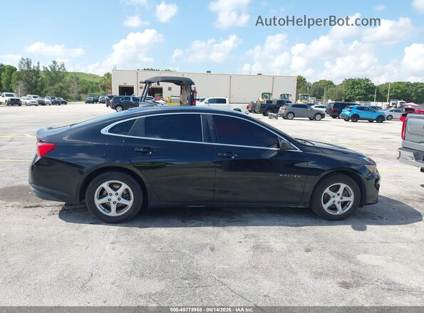 1G1ZB5ST7HF253436 2017 CHEVROLET MALIBU Black Widok wnętrza z tyłu