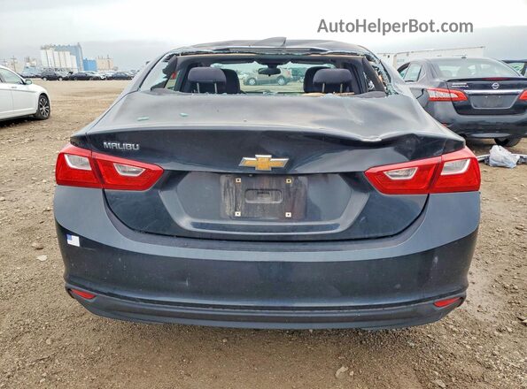 1G1ZB5ST7HF269734 2017 CHEVROLET MALIBU Черный Вид сзади