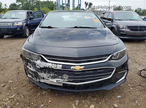 1G1ZB5ST7HF269734 2017 CHEVROLET MALIBU Черный Вид спереди