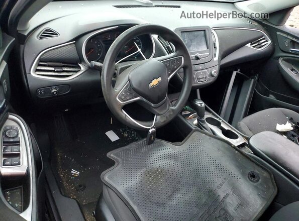 1G1ZB5ST7HF269734 2017 CHEVROLET MALIBU Черный Вид панели приборов