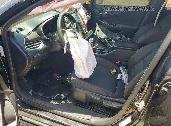1G1ZB5ST7JF200239 2018 CHEVROLET MALIBU Черный Вид салона спереди