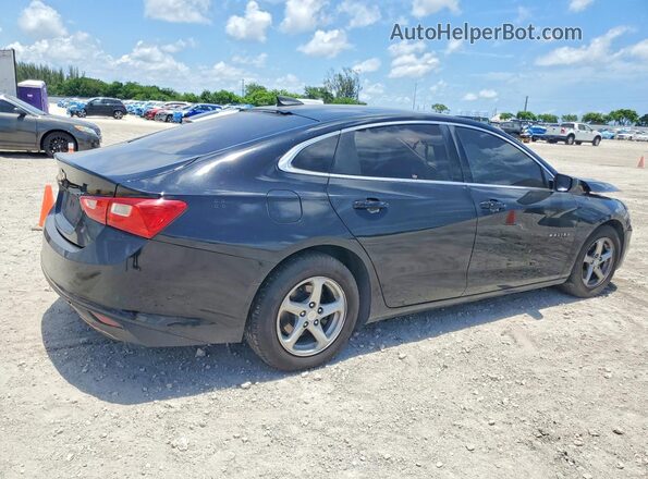 1G1ZB5ST7JF200239 2018 CHEVROLET MALIBU Черный Задняя правая четверть