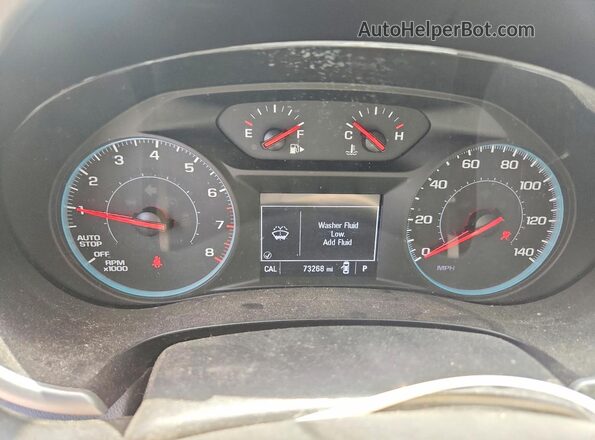 1G1ZB5ST7JF200239 2018 CHEVROLET MALIBU Черный Вид щитка приборов