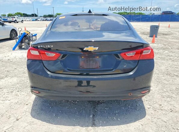 1G1ZB5ST7JF200239 2018 CHEVROLET MALIBU Черный Вид сзади