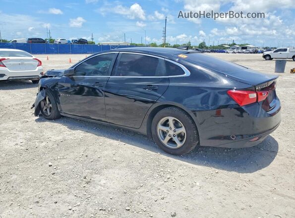 1G1ZB5ST7JF200239 2018 CHEVROLET MALIBU Черный Задняя левая четверть
