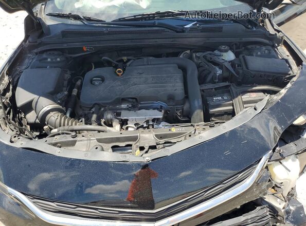1G1ZB5ST7JF200239 2018 CHEVROLET MALIBU Черный Вид задней части салона