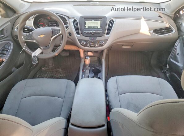 1G1ZB5ST7JF212830 2018 CHEVROLET MALIBU Silver Widok deski rozdzielczej