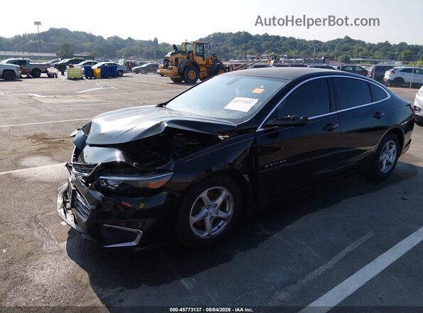 1G1ZB5ST8GF178521 2016 CHEVROLET MALIBU Черный Передняя левая четверть