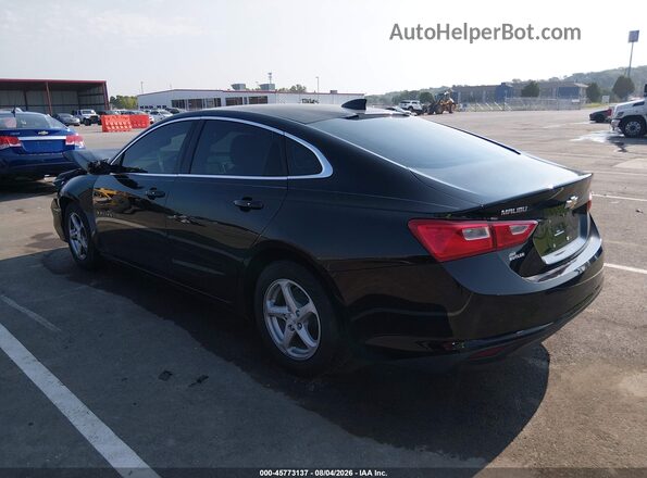 1G1ZB5ST8GF178521 2016 CHEVROLET MALIBU Черный Задняя левая четверть