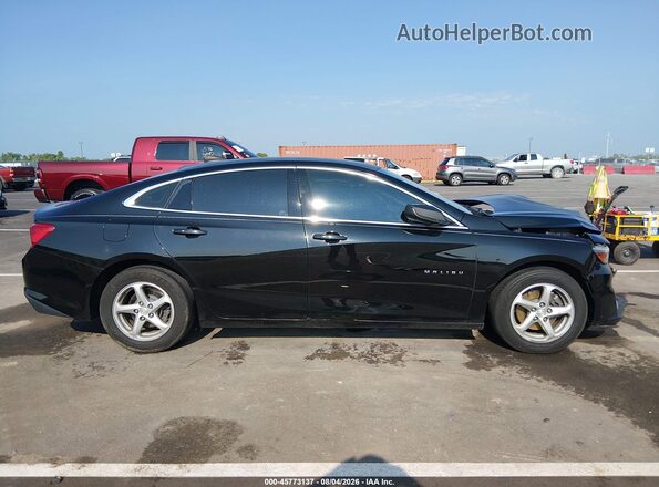 1G1ZB5ST8GF178521 2016 CHEVROLET MALIBU Черный Вид задней части салона