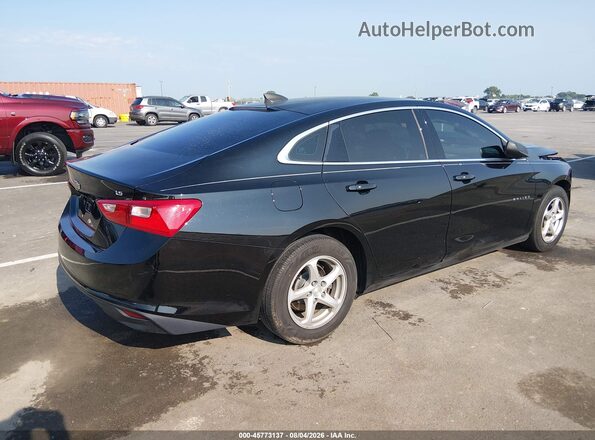 1G1ZB5ST8GF178521 2016 CHEVROLET MALIBU Черный Задняя правая четверть