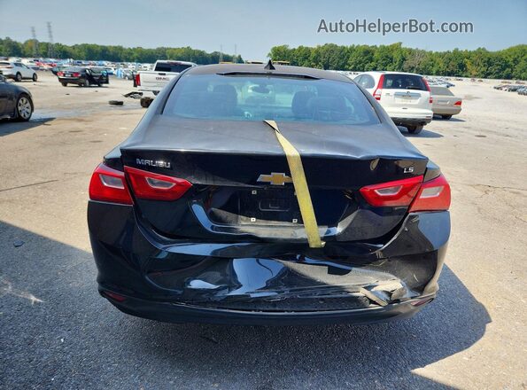 1G1ZB5ST8GF195898 2016 CHEVROLET MALIBU Black Rear view