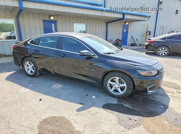 1G1ZB5ST8GF195898 2016 CHEVROLET MALIBU Black Front right