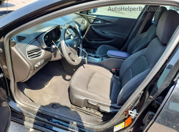 1G1ZB5ST8GF195898 2016 CHEVROLET MALIBU Black Front interior view