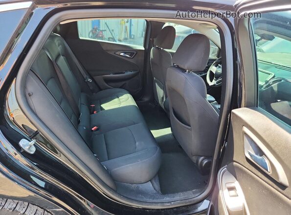 1G1ZB5ST8GF195898 2016 CHEVROLET MALIBU Black Rear seats view