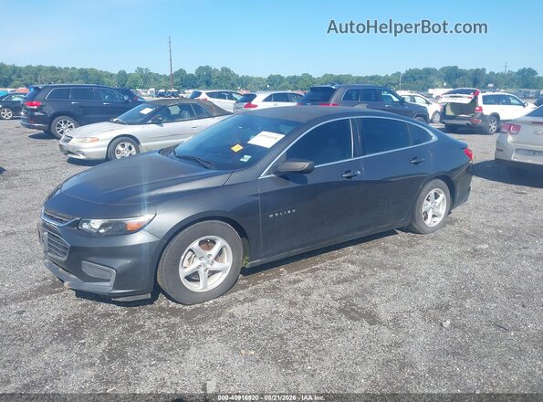 1G1ZB5ST8HF187138 2017 CHEVROLET MALIBU Серый Передняя левая четверть