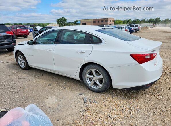 1G1ZB5ST8JF117340 2018 CHEVROLET MALIBU White Trasero izquierdo