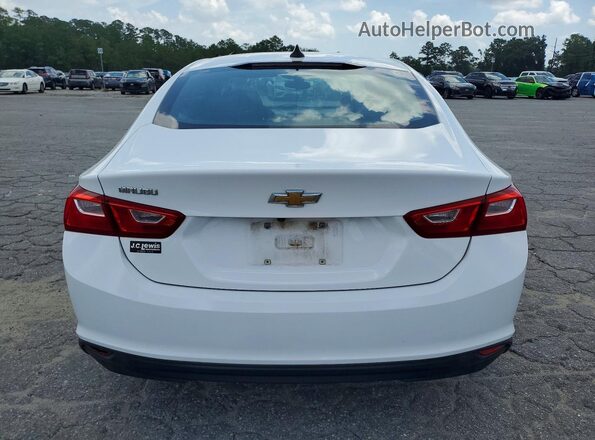 1G1ZB5ST8KF203958 2019 CHEVROLET MALIBU White უკანა ხედი