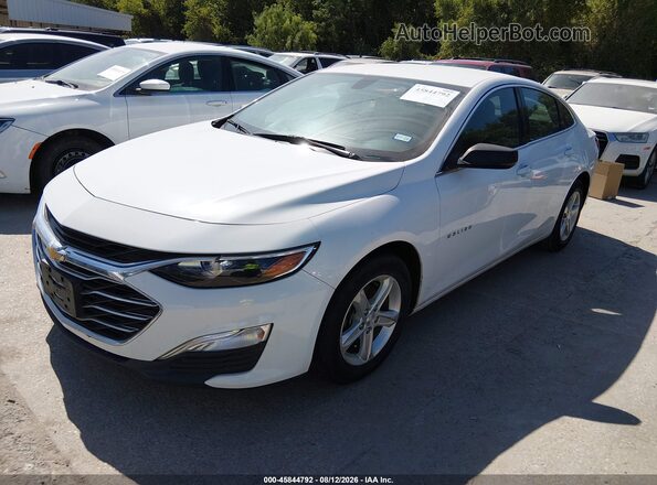 1G1ZB5ST8KF205063 2019 CHEVROLET MALIBU Белый Передняя левая четверть
