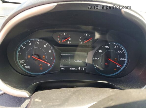 1G1ZB5ST9GF266915 2016 CHEVROLET MALIBU Black Vista del cuadro de instrumentos