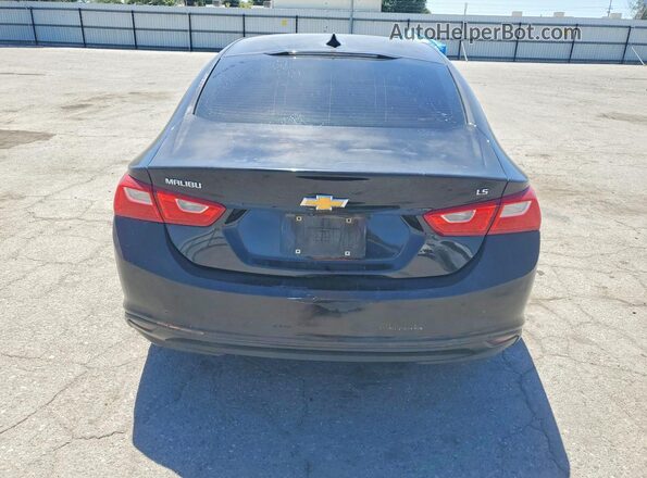 1G1ZB5ST9GF276327 2016 CHEVROLET MALIBU Black Widok z tyłu