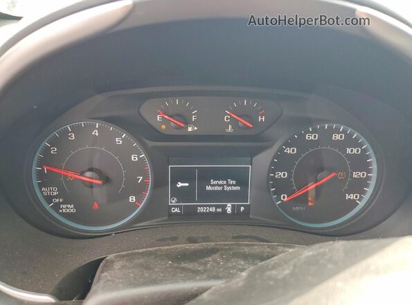 1G1ZB5ST9HF132696 2017 CHEVROLET MALIBU Silver ხელსაწყოთა პანელის ხედი