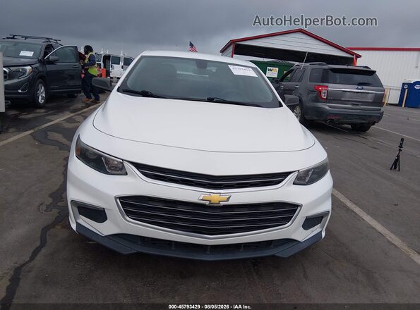 1G1ZB5ST9HF243023 2017 CHEVROLET MALIBU White Вид щитка приладів