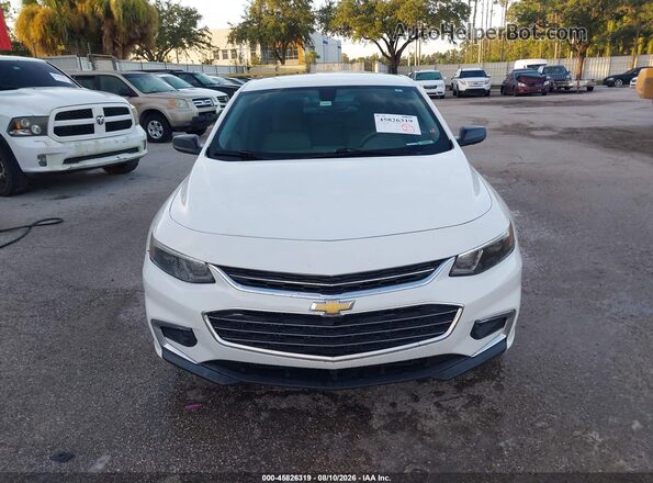 1G1ZB5ST9HF272859 2017 CHEVROLET MALIBU White Vista del cuadro de instrumentos